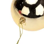 Елочная фигура "Полосатый шар", 20 см, цвет золотой | 502-071 | NEON-NIGHT