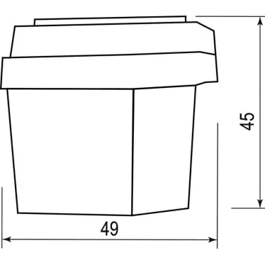 Фотореле 1300w 360 гр. IP44 белый/синий