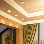 Светильник светодиодный Bubbles BL324 Квадр. 12+4W LED 3000K 1200лм192x192мм O160 1/20 | BL324 |Gauss