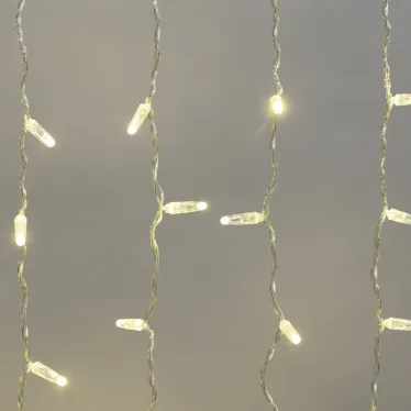 Гирлянда "Светодиодный Дождь"  2x0,8м, прозрачный провод, 230 В, диоды ТЕПЛЫЙ БЕЛЫЙ, 160 LED | 235-106 | NEON-NIGHT