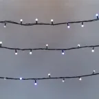 Гирлянда "Мультишарики" Ø13 мм, 20 м, черный ПВХ, 200 диодов, цвет RGB | 303-509-1 | NEON-NIGHT