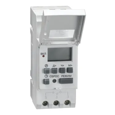 Таймер цифровой ТЭ15 16А 230V на DIN-рейку