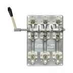 Разъединитель-предохранитель РПБ-2 250А левый привод, без ППН Basic | rpb-r-250l | EKF