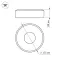 Светильник SP-TOR-RING-SURFACE-R460-33W Warm3000 (WH, 120 deg) | 022135(1) | Arlight