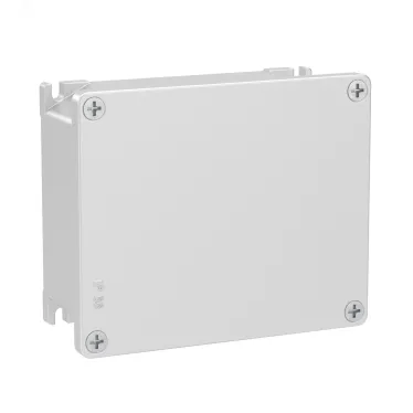 Коробка ответвительная алюминиевая IP66 128х103х55мм окрашенная