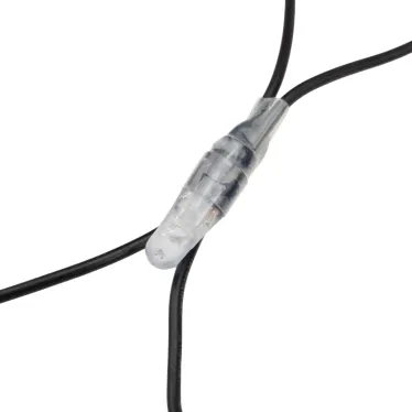 Гирлянда "Сеть" 2х1,5м, черный ПВХ, 288 LED Белые | 215-021 | NEON-NIGHT