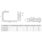 C-Омега профиль 100 (1,5мм) INOX | OMPC100-INOX | EKF