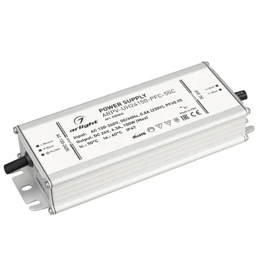 Блок питания ARPV-UH24150-PFC-55C (24V, 6.3A, 150W) | 025045 | Arlight