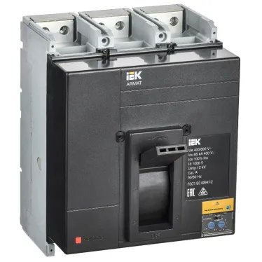 Выключатель автоматический в литом корпусе ARMAT 3P типоразмер N 85кА 1000А расцепитель термомагнитный регулируемый