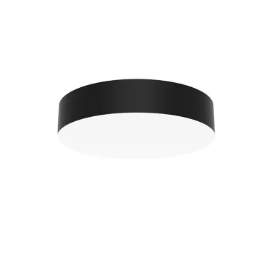 Светодиодный светильник Deleo накладной 40 Вт 3000 К 400x80 мм с рассеивателем опалDALI RAL9005 черный матовый | V1-R0-90201-20D01-2004030 | VARTON