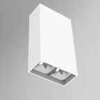 Светодиодный светильник DL-Box Reflect Multi 1x2 накладной 8 Вт 4000 К 80х40х150 мм RAL9003 белый муар | V1-R0-00251-20L17-2000840 | VARTON