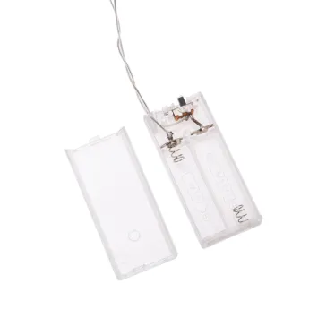 Тайские фонарики Пудра 1,5 м, прозрачный ПВХ, 10 LED, теплый белый, питание 2 х АА (батарейки не в комплекте) | 303-089 | NEON-NIGHT