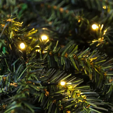 Еловый шлейф искусственный  2,7 м  белые светодиоды | 307-115 | NEON-NIGHT