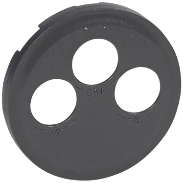 Celiane Лицевая панель TV-FM-SAT для розетки 067388 графит