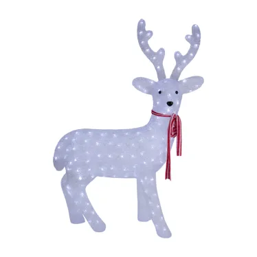 Акриловая светодиодная фигура "Северный олень" 100х65 см, 420 светодиодов, IP44 понижающий трансформатор в комплекте, | 513-244 | NEON-NIGHT