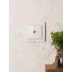 Розетка TV Минск 1-местная СП белая 75Ом 5-862МГц