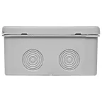 Коробка распределительная KMP-030-035 с крышкой (100х100х50) для прямого монтажа без мембр. вводов серая IP54 EKF