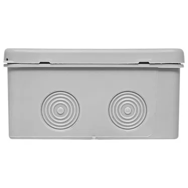 Коробка распределительная KMP-030-035 с крышкой (100х100х50) для прямого монтажа без мембр. вводов серая IP54 EKF