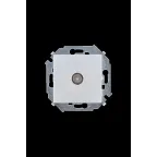 Розетка TV одиночная винтовой зажим алюминий