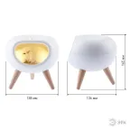 Детский ночник - светильник светодиодный NLED-467-1W-W котик белый