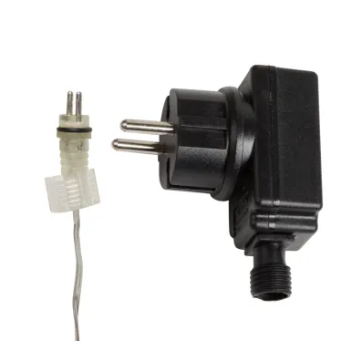 Гирлянда "Тающие сосульки" светодиодная, 4шт х 20см, шаг 50см, 24 В (с трансформатором) белые светодиоды | 256-317-6 | NEON-NIGHT