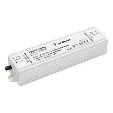 Блок питания ARPV-12080-B (12V, 6.7A, 80W) (ARL, IP67 Металл, 3 года)