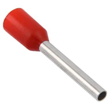 Наконечник НШВИ 1,0-12 1мм2 с изолированным фланцем (100шт/упак) GENERICA