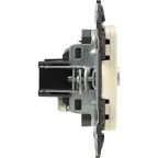 Розетка Valena ALLURE ТВ оконечная 10дБ 0-862 МГц лицевая панель слоновая кость