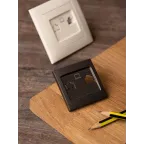 Валенсия лицевая панель розетки RJ-45 1-местная графит