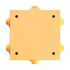 Коробка стальная FS с кабельными вводами и клеммниками IP55 150х150х80мм 4р 450V 20A 10мм.кв нерж.контакт