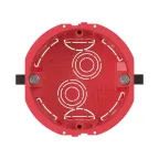 Подрозеточная коробка для полых стен, глубиной 45мм, 2 модуля