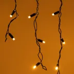 Светодиодная гирлянда ARD-EDGE-CLASSIC-2400x600-BLACK-88LED-FLASH Warm/Warm (230V, 6W) (Ardecoled, IP65) | 031192 | Arlight