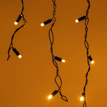 Светодиодная гирлянда ARD-EDGE-CLASSIC-2400x600-BLACK-88LED-FLASH Warm/Warm (230V, 6W) (Ardecoled, IP65) | 031192 | Arlight