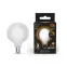 Лампа светодиодная Filament G95 10W 1070lm 3000К Е27 milky диммируемая LED 1/20 | 189202110-D | Gauss