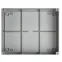 Коробка КМ41271 распаячная для открытой проводки 240х195х90мм IP44 (RAL7035 кабельные вводы 5 шт)
