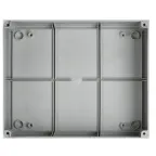 Коробка КМ41271 распаячная для открытой проводки 240х195х90мм IP44 (RAL7035 кабельные вводы 5 шт)