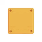 Коробка пластиковая FS с гладкими стенками и клеммниками IP56 100х100х50мм 5р 450V 10A 6мм.кв.