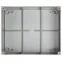 Коробка КМ41274 распаячная для открытой проводки 240х195х165мм IP55 (RAL7035 кабельные вводы 5 шт)