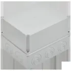Коробка КМ41274 распаячная для открытой проводки 240х195х165мм IP55 (RAL7035 кабельные вводы 5 шт)