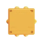 Коробка пластиковая FS с кабельными вводами и клеммниками, IP56,100х100х50мм, 5р, 450V,20A,10мм.кв