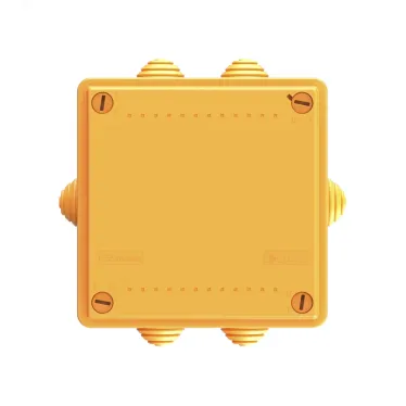 Коробка пластиковая FS с кабельными вводами и клеммниками, IP56,100х100х50мм, 5р, 450V,20A,10мм.кв