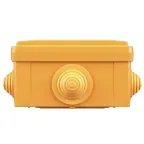 Коробка пластиковая FS с кабельными вводами и клеммниками IP55 100х100х50мм 6р 450V 6A 4мм кв.