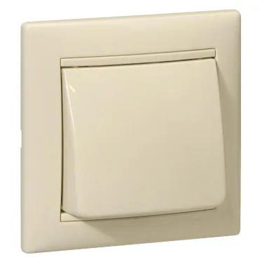 VALENA Вывод кабелей в рамку слоновая кость