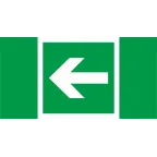 Пиктограмма (наклейка) ПЭУ 003 Указательная стрелка (250х115) для SIRAH | 2502001870 | Световые Технологии
