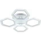 Светильник потолочный светодиодный  Nancy 6111-104 80 Вт LED 2800К - 6200К модерн с пультом | Б0060846 | Rivoli