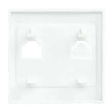 Валенсия лицевая панель розетки Phone 1-местная жемчуг