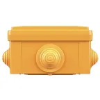 Коробка пластиковая FS с кабельными вводами и клеммниками IP55 100х100х50мм