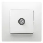 ETIKA Розетка телевизионная TV Звезда белая