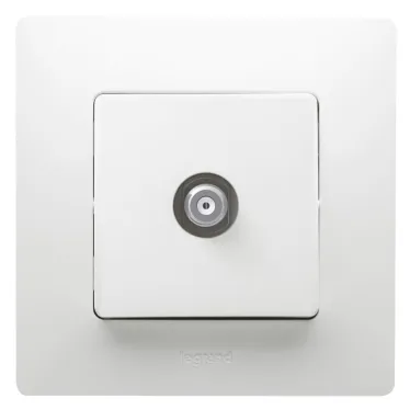 ETIKA Розетка телевизионная TV Звезда белая