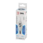 Лампа светодиодная LED BXS-5W-840-E14 (диод, свеча на ветру, 5Вт, нейтр, E14 (10/100/2800)